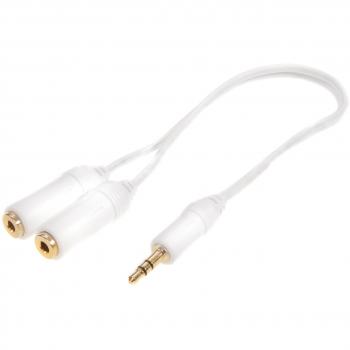 Vivanco ms a2 02w cable de audio jack para auriculares 2 x 35 mm blanco