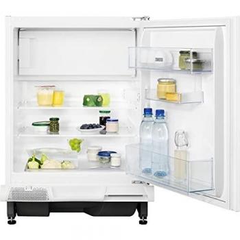 Zanussi ZWAN82FS Frigorífico Mini Integrable, Bajo Encimera, 82 cm, OptiSpace, Congelador 4 Estrellas, Técnica arrastre, Clase F