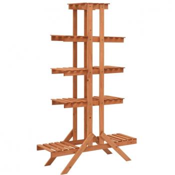 vidaXL Plant Stand 83x25x132 cm Solid Firwood