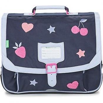 Cartera Tann's Juliette Cartable 38CM para niña, color azul marino, diseño infantil, capacidad adecuada para útiles escolares y accesorios, fabricada en material resistente y fácil de limpiar, con múltiples compartimentos y cierre seguro