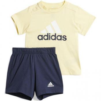 Conjunto Corto Adidas BL Amarillo Bebe