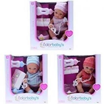 Color Baby- Muñeco Bebé con Sonidos, Multicolor