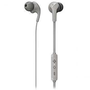Fresh 'n Rebel Flow Tip | Auriculares Intraurales In-Ear con Cable y Micrófono Integrado - 3 tamaños de extremos de silicona - Ice Grey