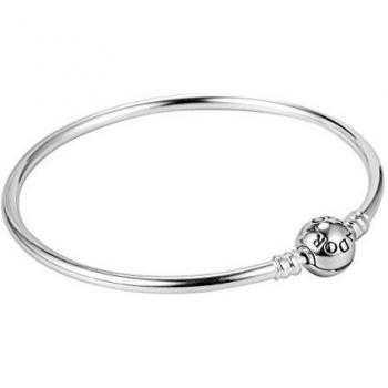 Pandora Silver Bangle Bracelet - 17 cm