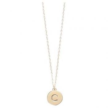 Kate Spade New York Gold Mini Initial 'C' Pendant Necklace - One Size