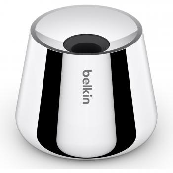 Belkin F8J197btSLV - Base para Apple Pencil, Aluminio anodizado, Mayor Estabilidad, Blanco y Negro