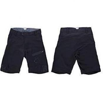 2510180420VAR - Pantalon corto ciclismo bicicleta enduro FLOWBY TR-S24 COLOR NEGRO/GRIS TALLA M