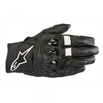 Alpinestars Celer V2 Black Leather Motorcycle Gloves Size M