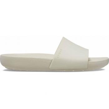 Chanclas de mujer Crocs Splash Slide blancas crema, talla 38-39