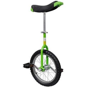 Monociclo Verde Ajustable, 16 Pulgadas