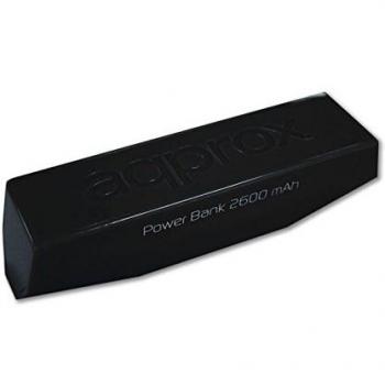 Approx APPPB26EVBK batería externa Negro 2600 mAh