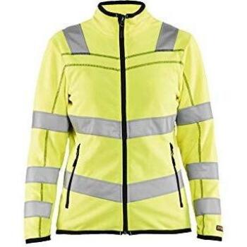 Blaklader Women's High Visibility Microfleece Jacket, Yellow, Size M
