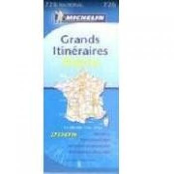 Itinerarios y Planificación de Rutas Michelin Francia - Mapa Carretero: Grandes Itinerarios Francia
