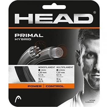 Head Dark Grey/Black Tennis String Primal 16g Gris Oscuro/Negro Cuerda de Tenis, Unisex, Antracita, Talla única