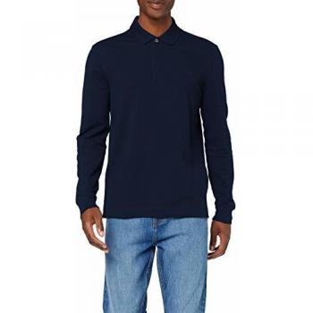 Lacoste Men's Long Sleeve Polo PH2481-00 - Midnight Blue - Size XL