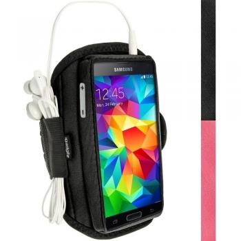 igadgitz Negro Brazalete Neopreno para Samsung Galaxy S5 SV SM-G900