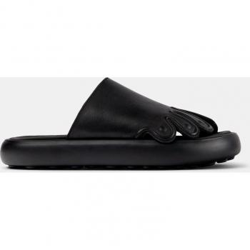 Camperlab Unisex Open-Toe Leather Sandals - Black, Size 40