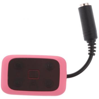 Sharplace Reproductor de MP3 con Auriculares Impermeables Diseñados para Natación Spa Deportes Acuáticos - rosado