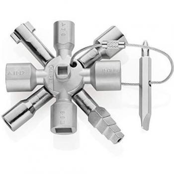 KNIPEX TwinKey Llaves para armarios de control para armarios y sistemas de paso estándar