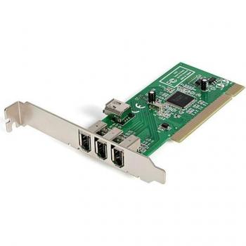 StarTech.com 4 Port PCI 1394a FireWire Adapter Card - 3 External 1 Internal