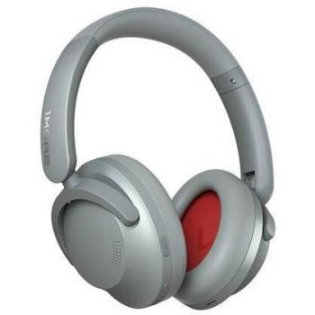 1More SonoFlow ANC - Auriculares Bluetooth con cancelación activa de ruido, color plata, diseño sobre la oreja, batería de larga duración, conectividad Bluetooth 5.0, control táctil y micrófono integrado