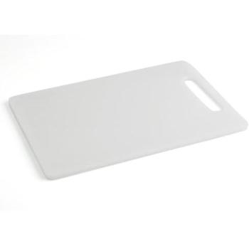 Tabla de corte blanca Renova QUID de polipropileno - Higiénica, resistente y ligera - Apta para lavavajillas - Ideal para carne, verduras y pescado - Tamaños: 30,5x21 cm,