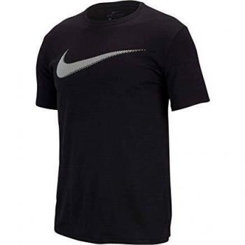 NIKE M Nk Superset Top SS Hbr T-Shirt, Hombre, Black/