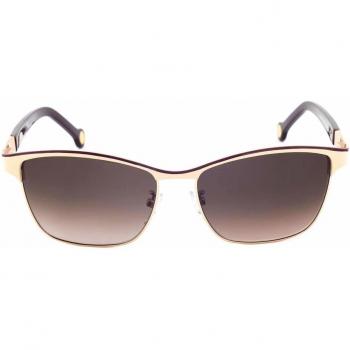 Carolina Herrera Women's Sunglasses SHE069560SL3 - Multicolor Metal with Pink Dial, One Size