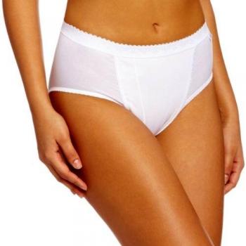 Sloggi Braguitas para Mujer, Paquete de 2, Blanco, 40