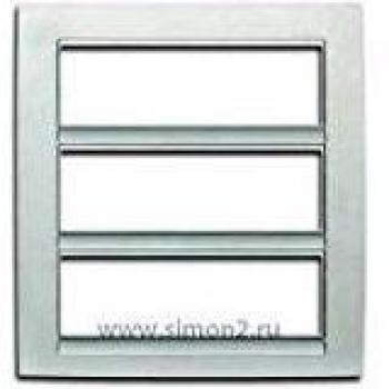 Simon 82851-38 - Placa 2 Filas Centralización S82 Al/Graf