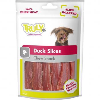 Truly - Snack para perros adultos filete de pato desecado 90 g