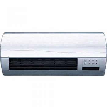 MT - Calefactor electrico de pared mini. mando a distancia. 2 potencias: 1.000/2.000 w. funcion solo ventilador. 51,5x38x41 cms.
