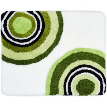 Alfombra de ba&ntilde;o Meusch Disco 55x65 cm verde