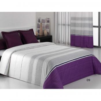 Reig Martí Andria - Juego de funda nórdica estampada, 3 piezas, para cama de 150 cm, color morado