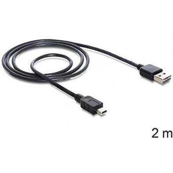 Cable USB 2.0 Easy A a Mini B de 2m con conectores macho de 5 pines