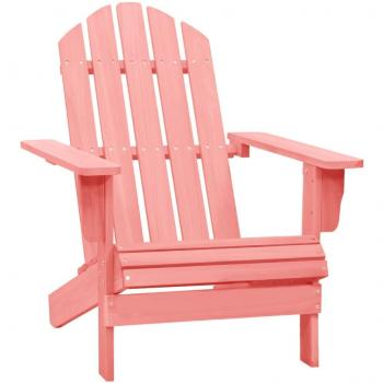 vidaXL Silla de jardín Adirondack madera maciza de abeto