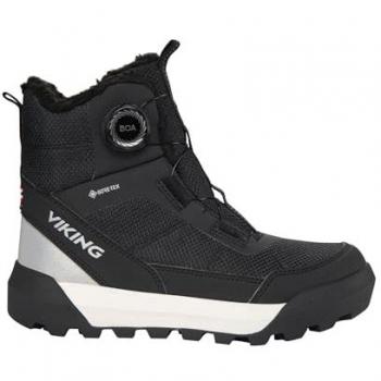 Botas de Invierno Viking Expower Warm GTX Boa Negras para Niños
