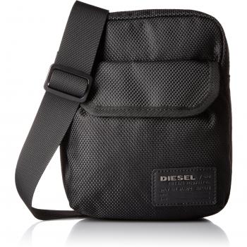 Diesel X04010, Bolso Bandolera para Hombre, Negro