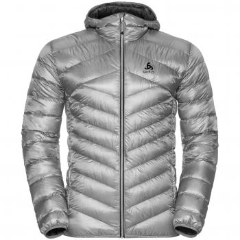 Odlo Air Cocoon Chaqueta, Hombre, Plateado, M
