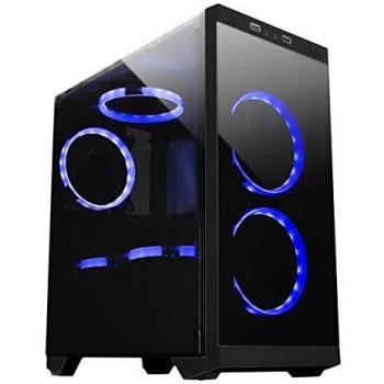 Unykach Armor C21, Unyka Armor C21 Black Caja Gaming Matx, 1, Negro