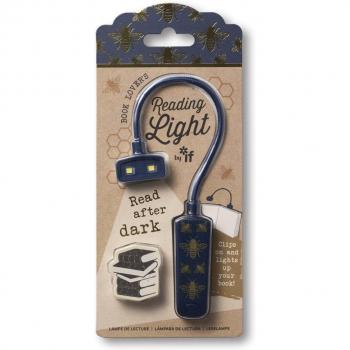 Luz de lectura compacta temática That Company Called If abejita - Luz de Lectura Bee, diseño compacto, forma de abeja, luz LED, portátil, ideal para leer en la oscuridad