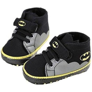 GenialES Zapatillas Suevas Primeros Pasos para Bebé Recién Nacidos 0-12 Meses Negro 13