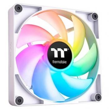 Thermaltake Pure 14 ARGB Sync Radiator Fan TT Premium Edition White - Pack de 2 Ventiladores de 140mm, PWM Controlable, Velocidad hasta 1500 RPM, Iluminación ARGB Multicolor