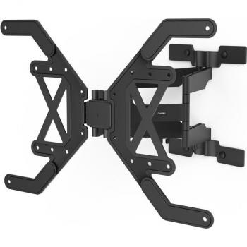 Soporte de Pared para TV Hama Full Motion Extra Slim 37 a 90, Ajustable, Inclinable y Giratorio, Capacidad hasta 40 kg