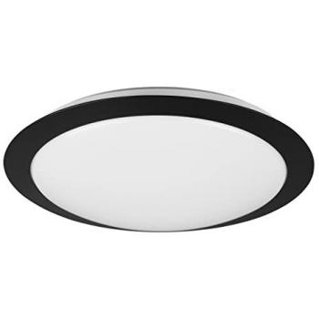 Plafoniera Redonda Umberto LED 12W IP44 Negra
