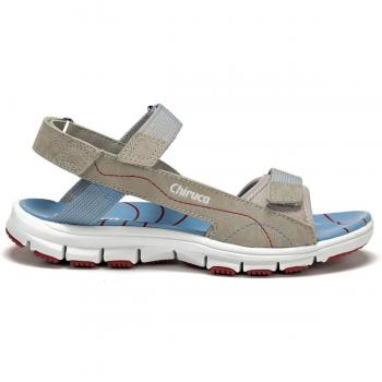 Sandalias Chiruca Formentera 04 Mujer Beige Azul