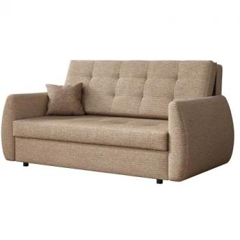 Sofá-cama Columbus 211 con caja de ropa de cama, 160x85x98cm, función de descanso y diseño moderno