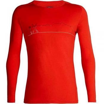 Icebreaker 200 Oasis Deluxe Single Line Ski - Ropa Interior Hombre - Rojo Talla XXL 2018