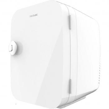 Cecotec MiniCooling Río White 4L Mini Nevera Portátil Funcionamiento 12V/220V Compatible con Coche y Caravanas, Función Enfriamiento y Calentamiento