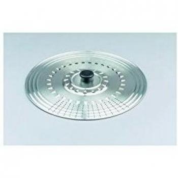 IBILI Multiusos Antisalpicaduras-Acero Inoxidable-Sartenes y baterias de 18-20-22 cms-Tapa Colador, Plata, 18-20-22 cm